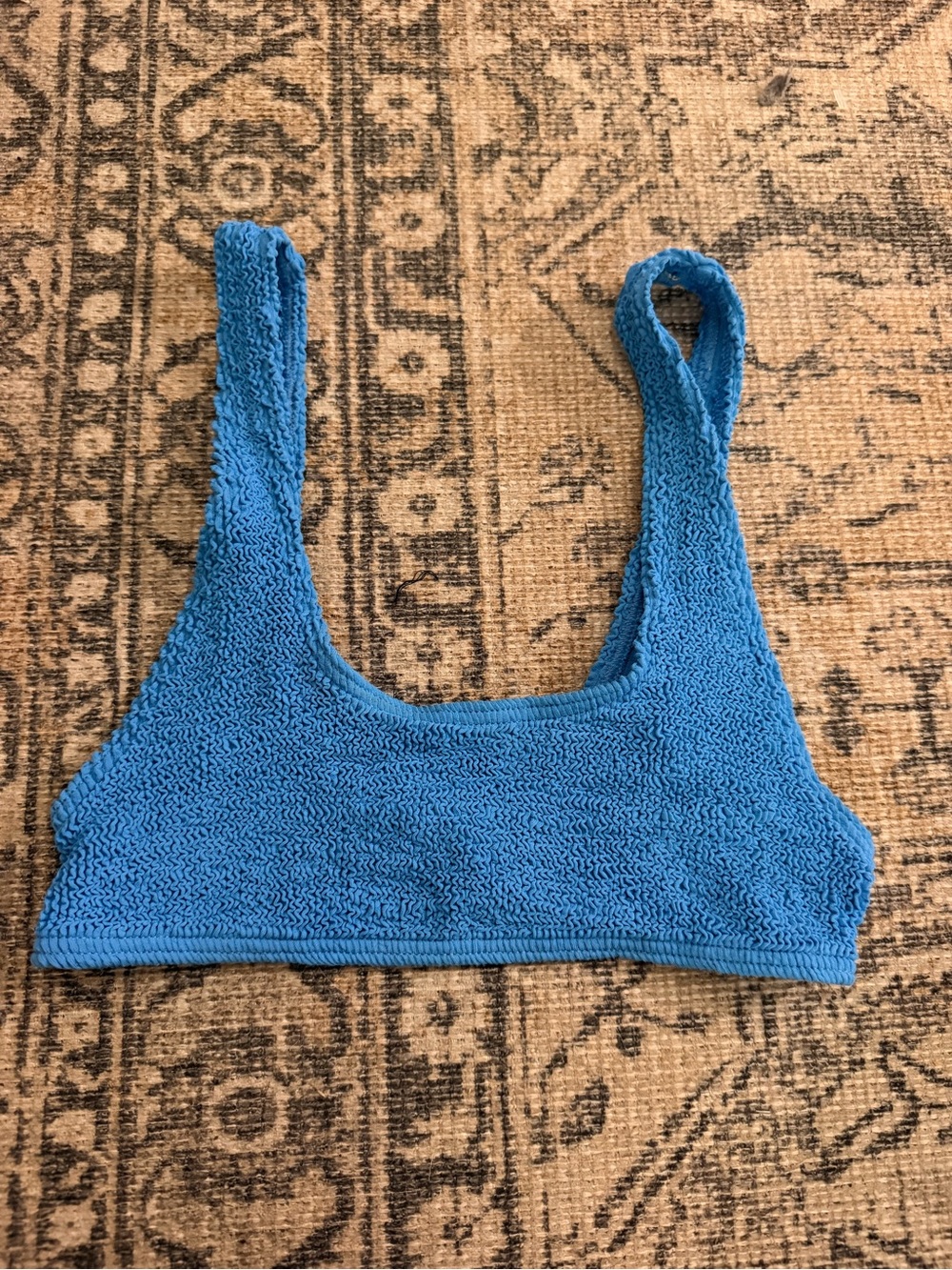 Cikada Australia One Size bathing suit top vibrant blue
